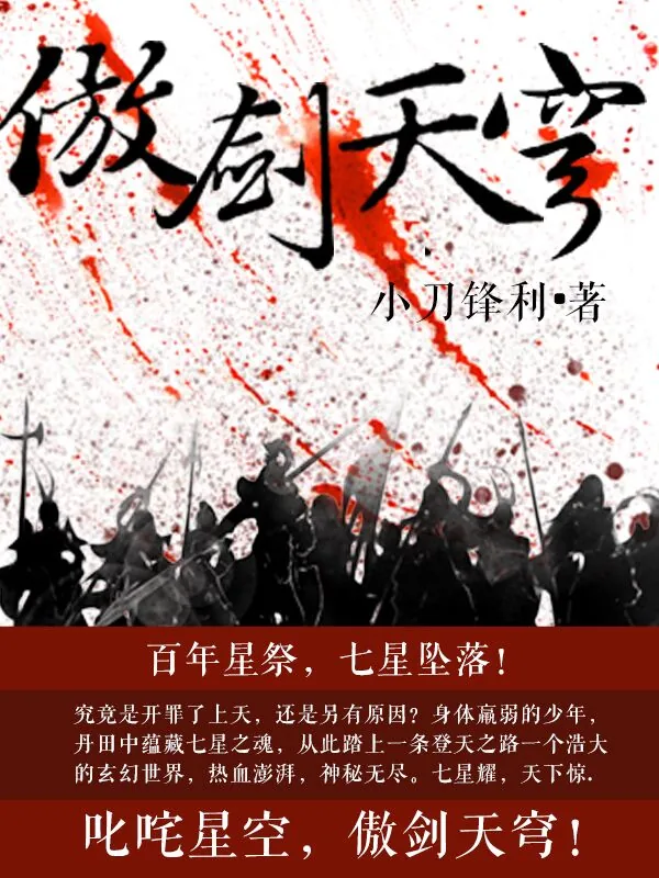 《傲剑天穹》小说封面