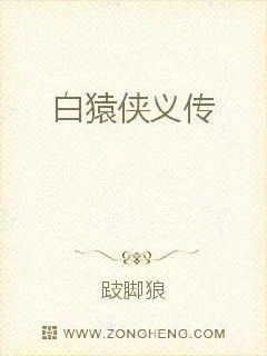 《白猿侠义传》小说封面